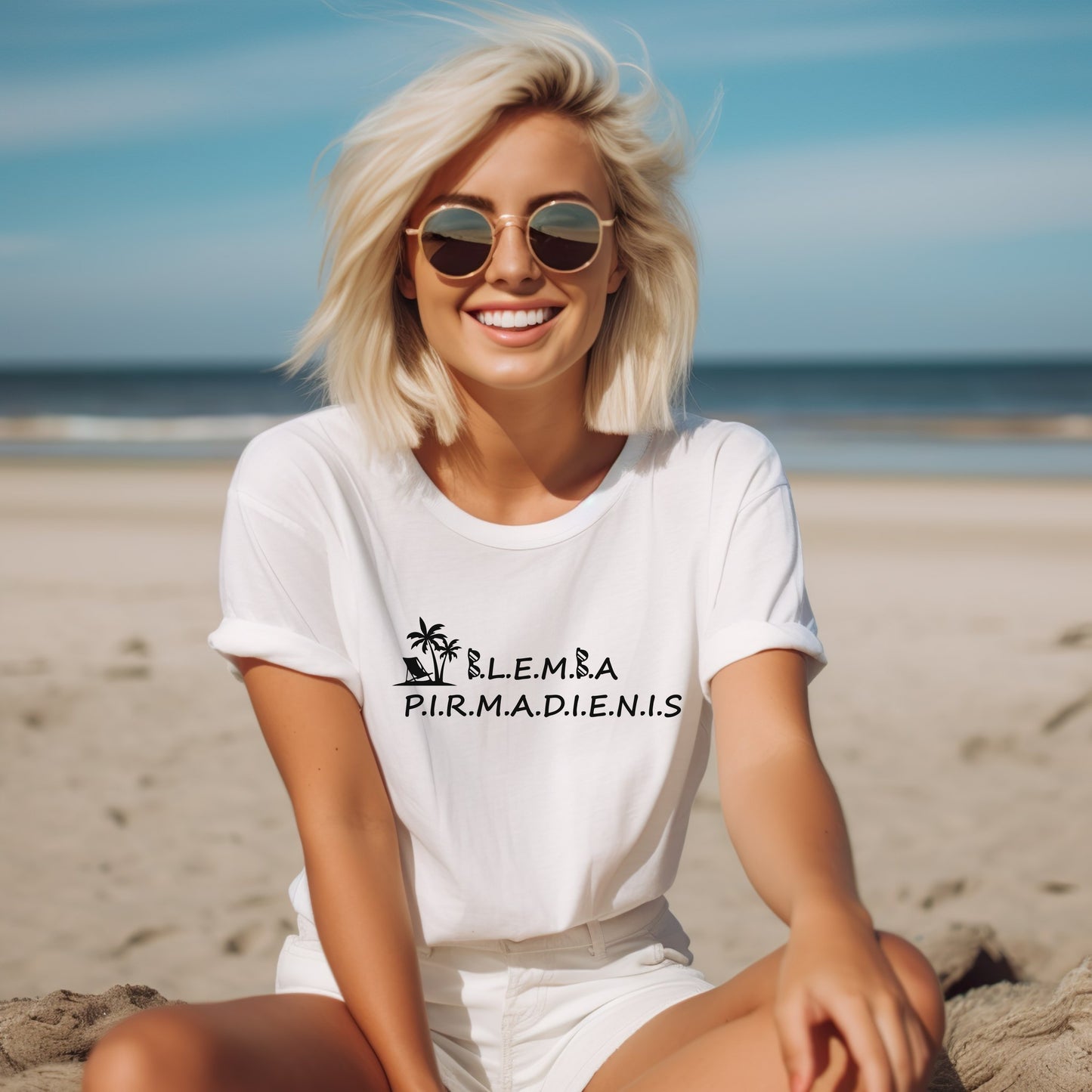 Unisex marškinėliai: blemba pirmadienis