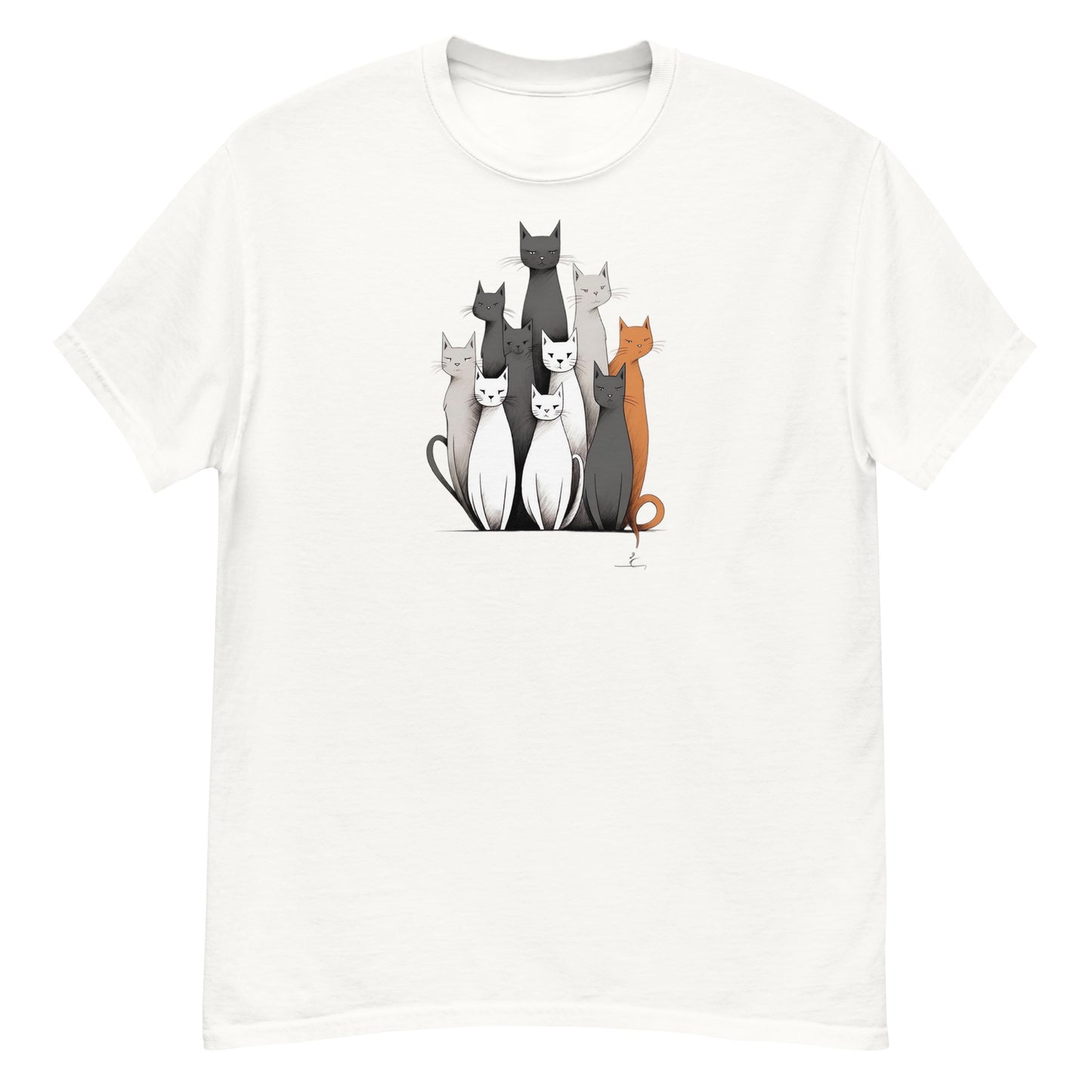 Unisex marškinėliai: katinai