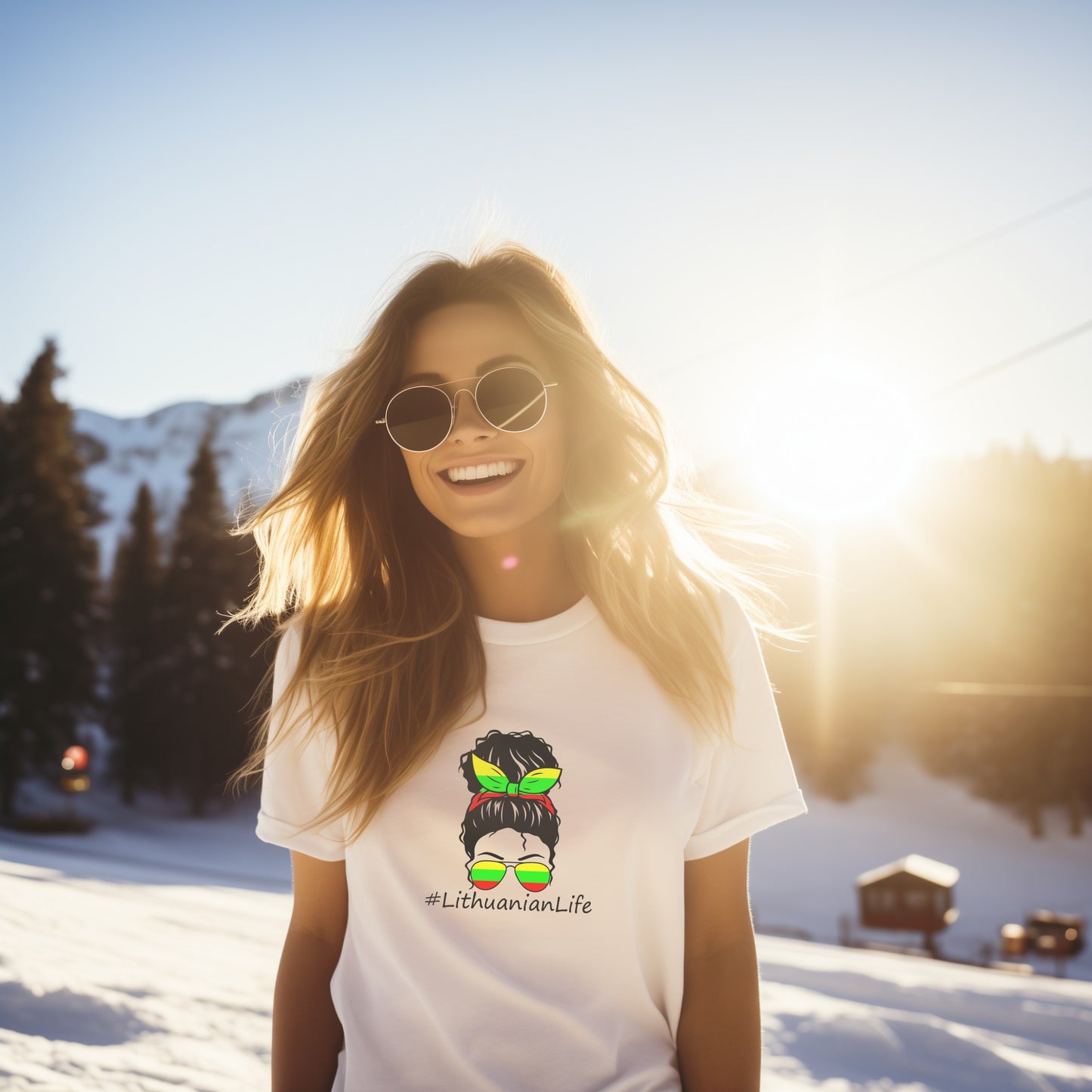 Unisex marškinėliai: "Lithuanian Life"