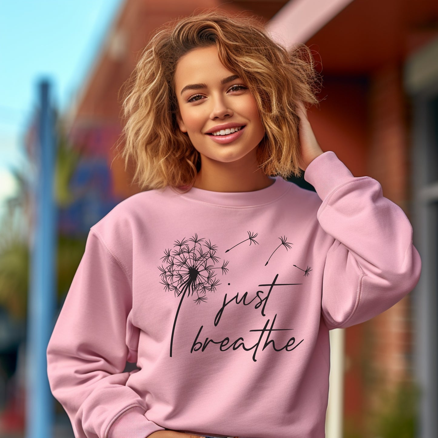 Unisex megztukas: Just breathe
