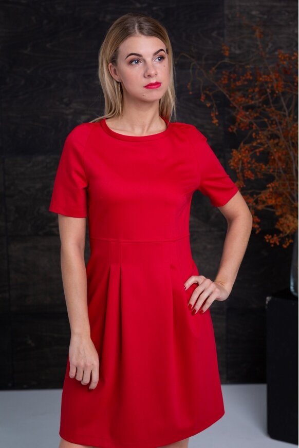Maža daili juoda/raudona suknelė