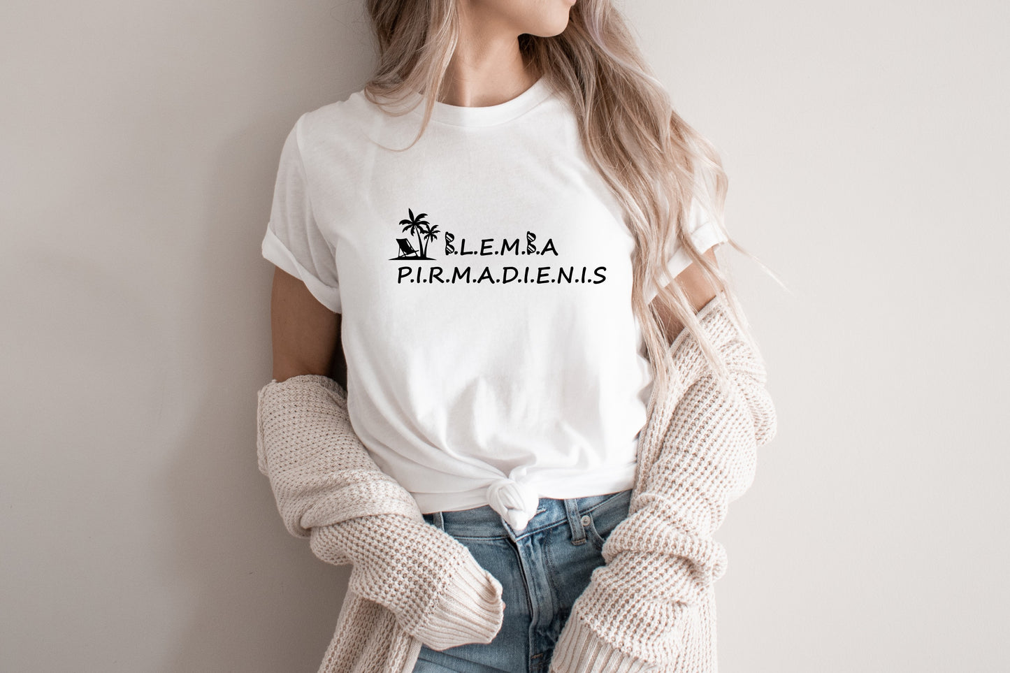 Unisex marškinėliai: blemba pirmadienis