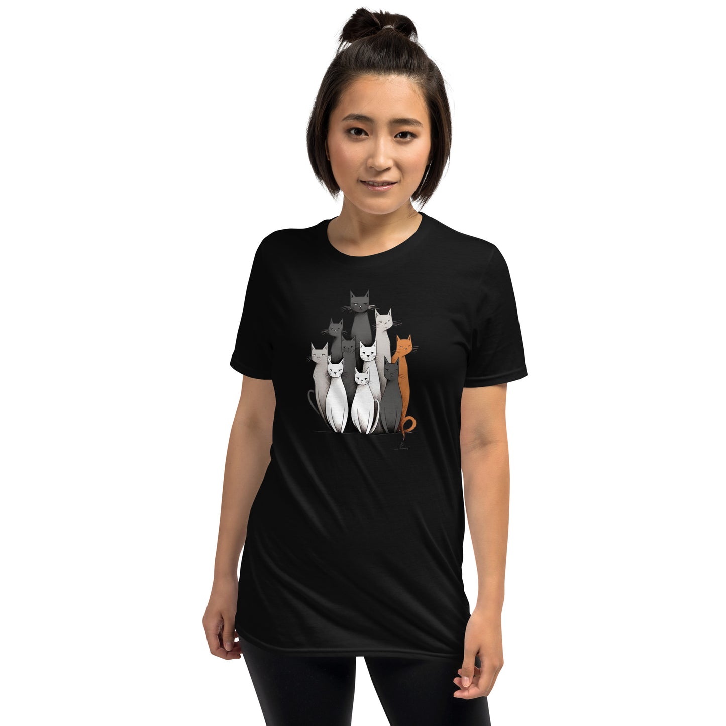 Unisex marškinėliai: katinai