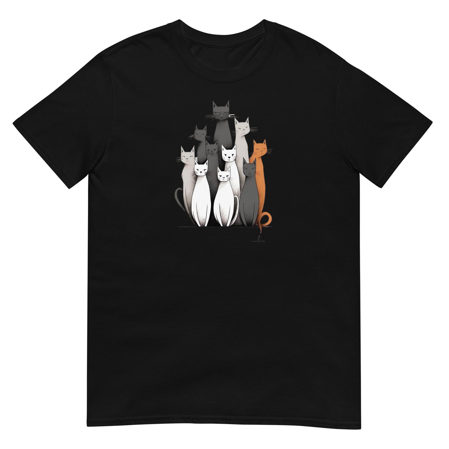 Unisex marškinėliai: katinai
