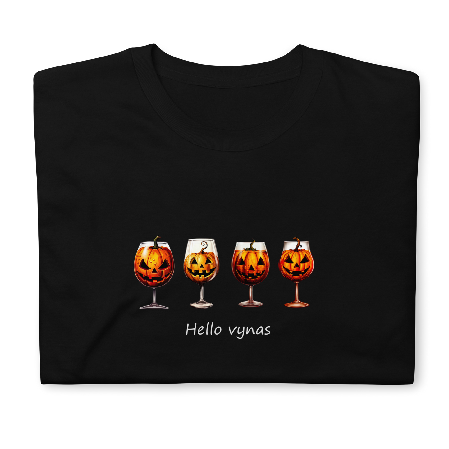 Unisex helovyno marškinėliai: Hello vynas