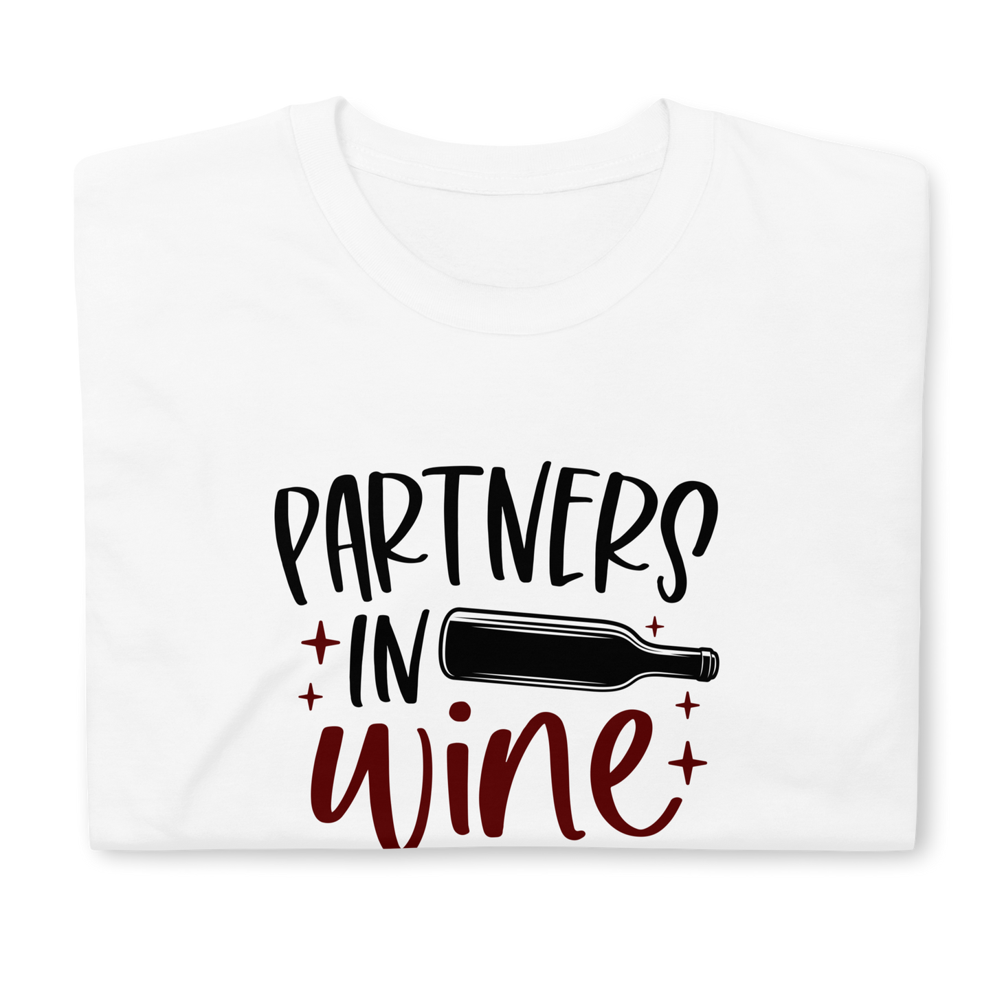 Unisex atostogų marškinėliai: Partners in wine