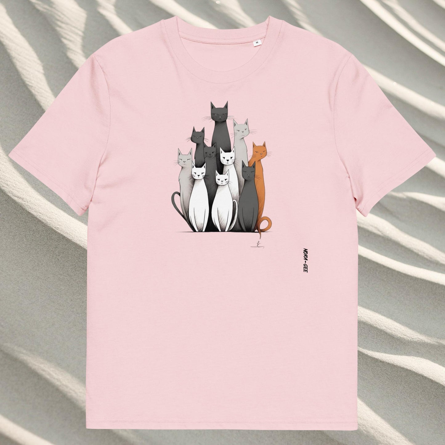 Unisex marškinėliai: katinai