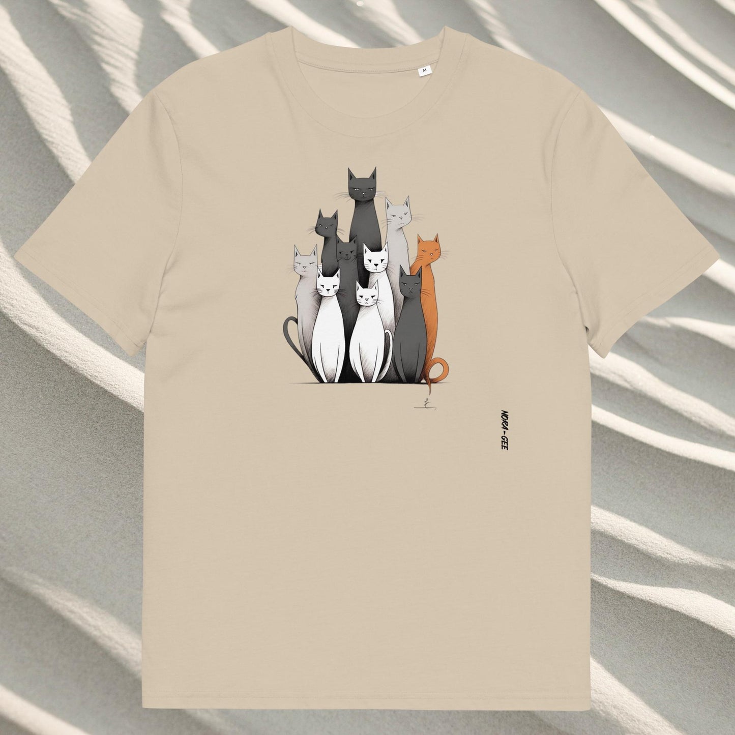 Unisex marškinėliai: katinai
