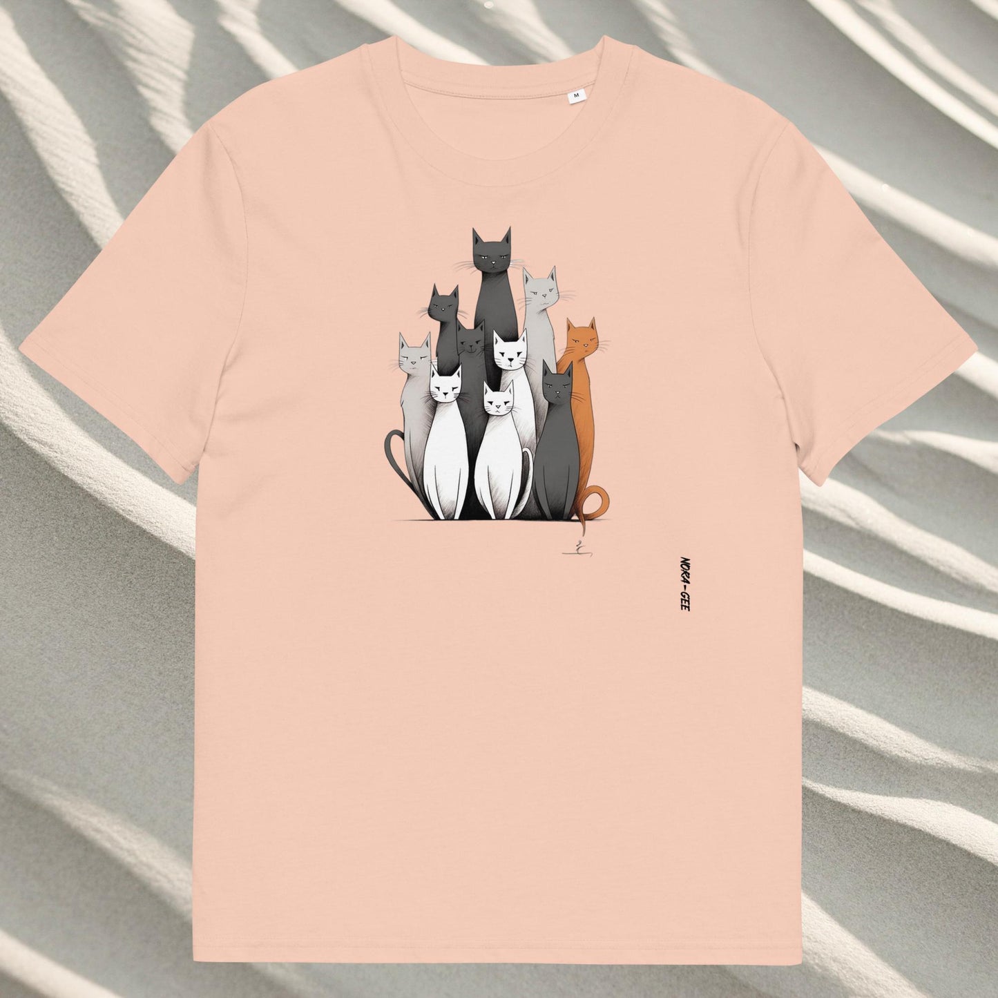 Unisex marškinėliai: katinai