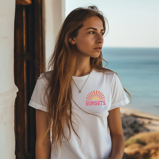 Unisex marškinėliai: forever chasing sunset 4