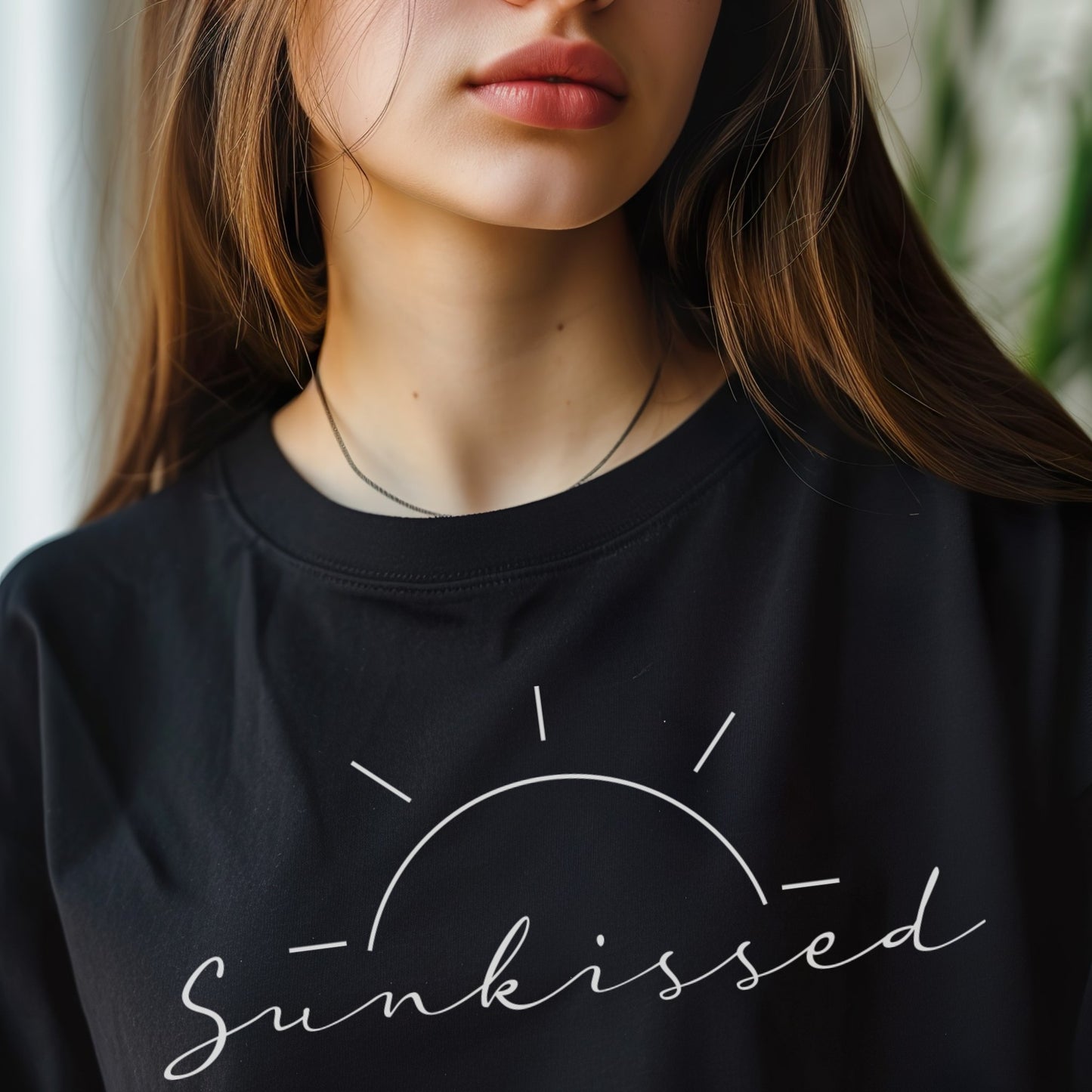 Unisex marškinėliai: Sun-kissed, minimalistinis