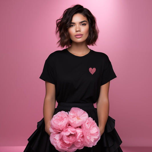 Unisex T-Shirt: Pink Heart