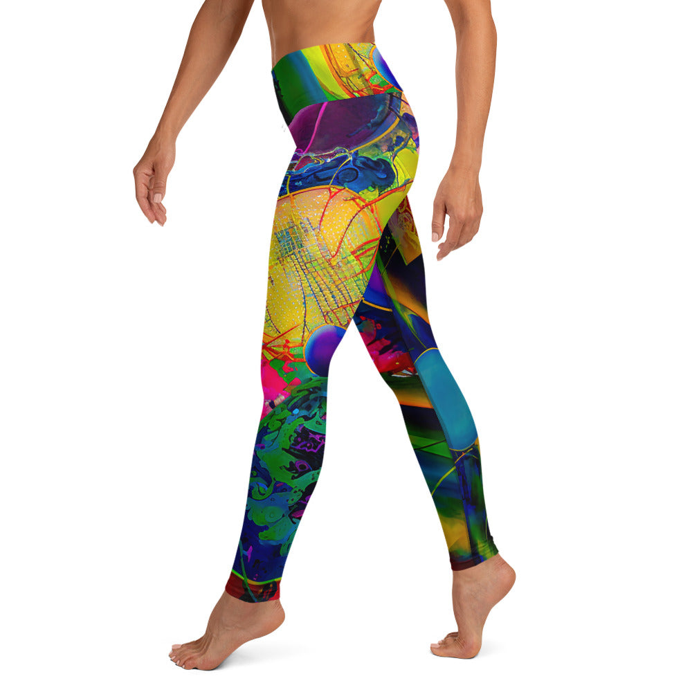 Yoga leggings: A colored world