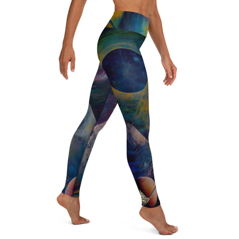 Yoga leggings: Solar System