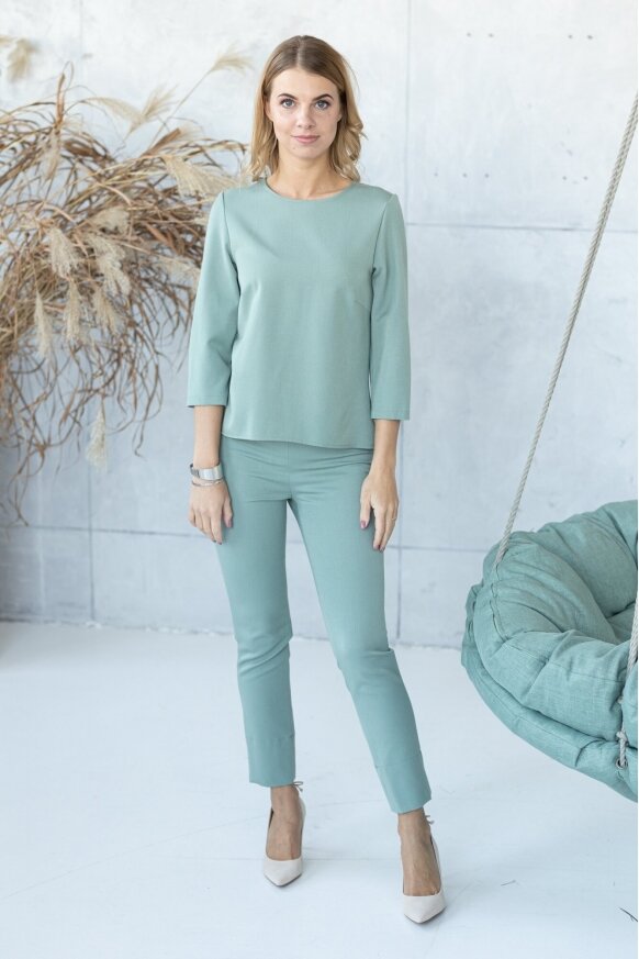 Pastel play blouse, with 3/4 sleeves, various colors