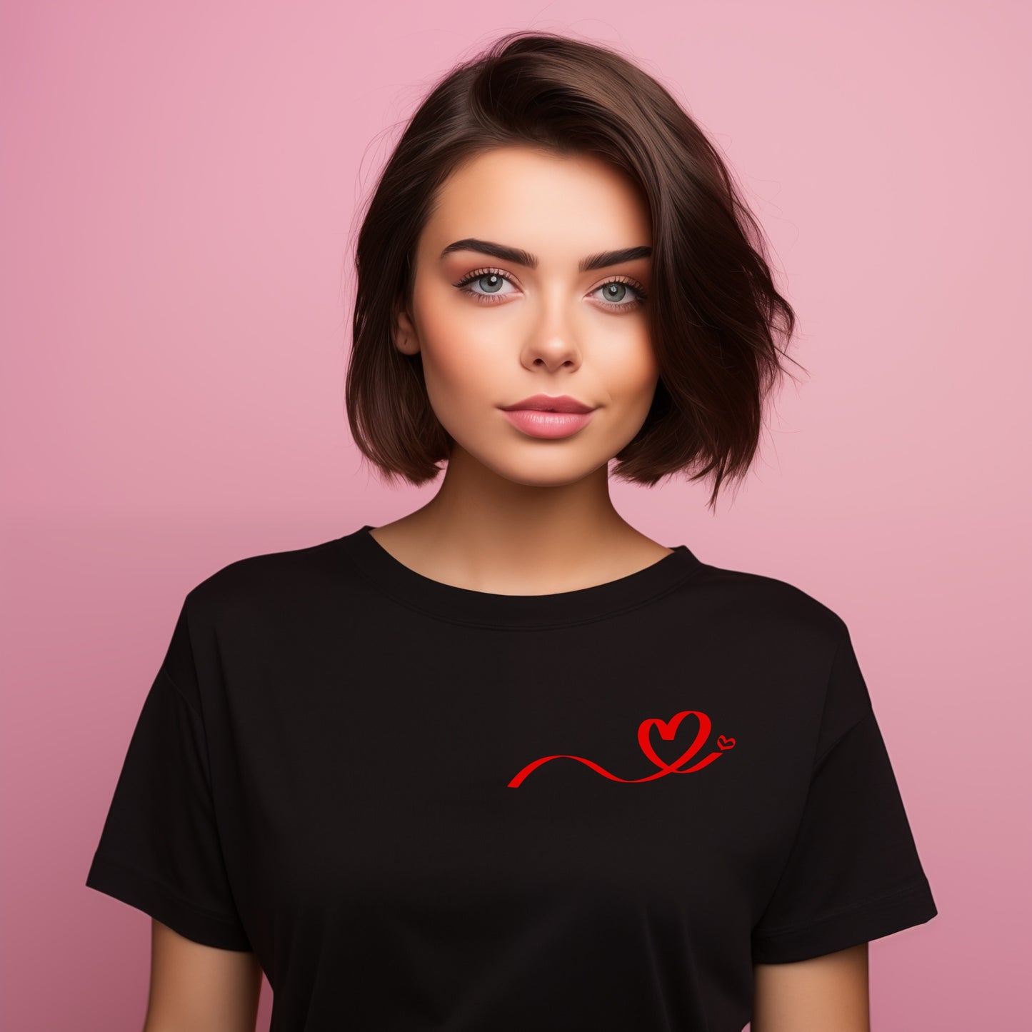 Unisex marškinėliai: Skraidanti širdis