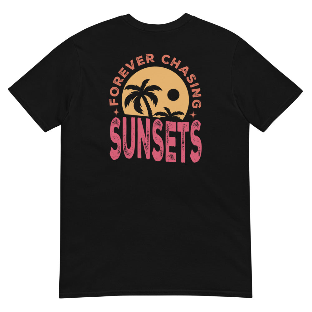Unisex marškinėliai: forever chasing sunset 4
