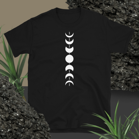 Unisex marškinėliai: Mėnulio fazės