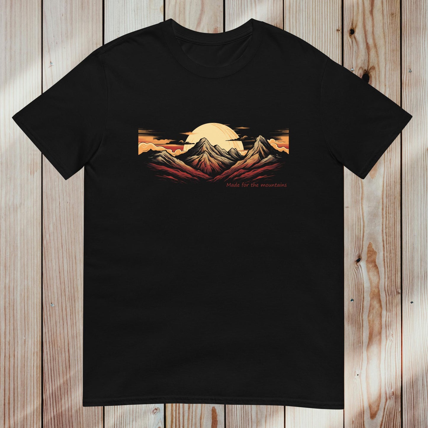 Unisex marškinėliai: "Made for the mountains" 2