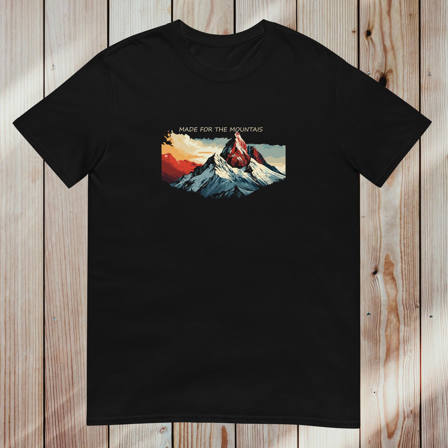 Unisex T-shirt: "Made for the mountains" 3