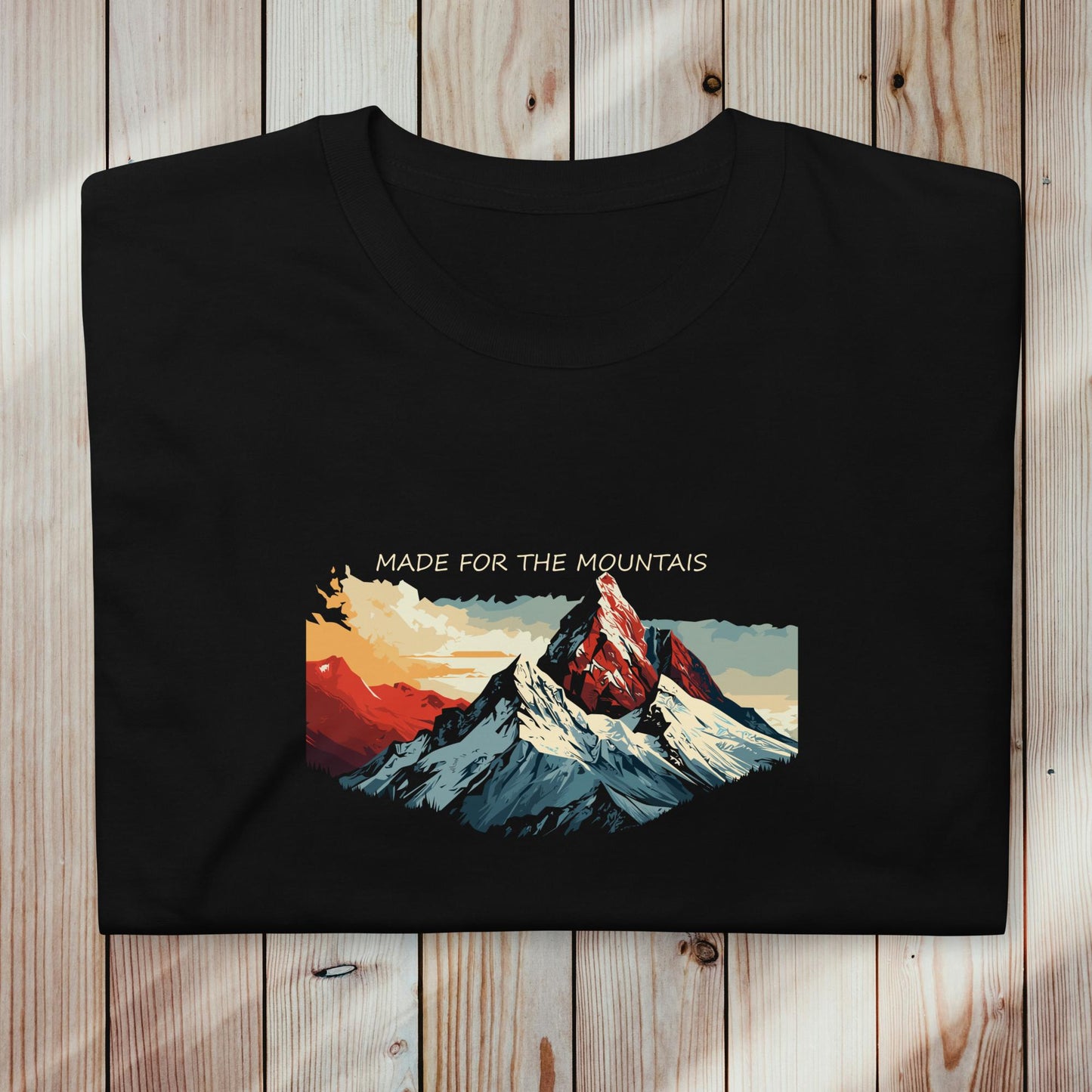 Unisex T-shirt: "Made for the mountains" 3