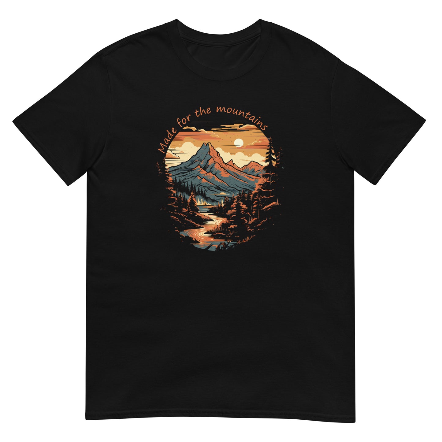 Unisex T-shirt: "Made for the mountains" 1