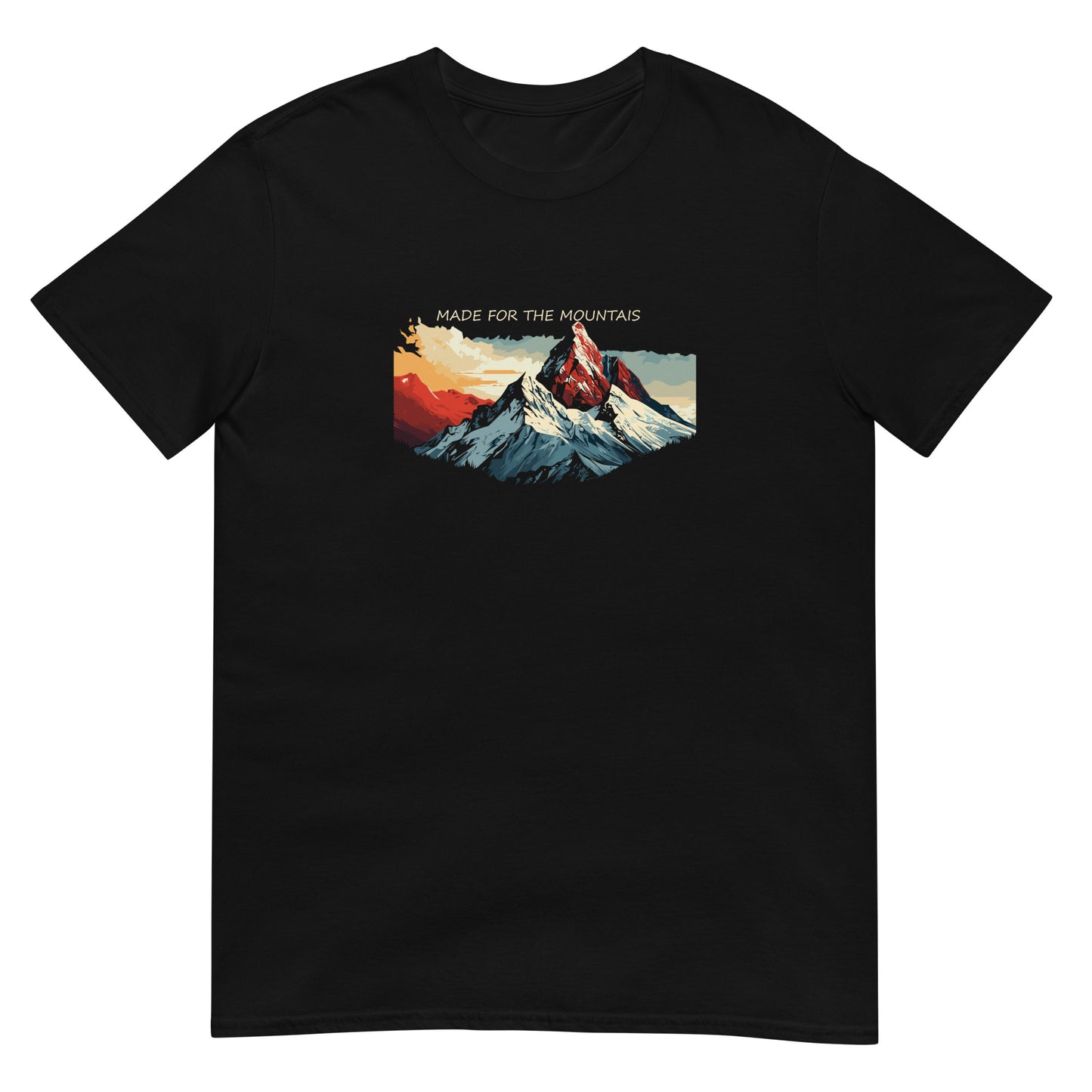 Unisex marškinėliai: "Made for the mountains" 3