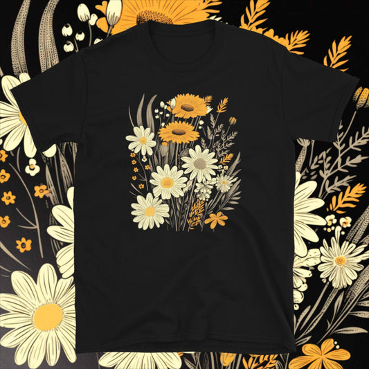 Unisex T-Shirt: Colorful and Wild: Wildflowers