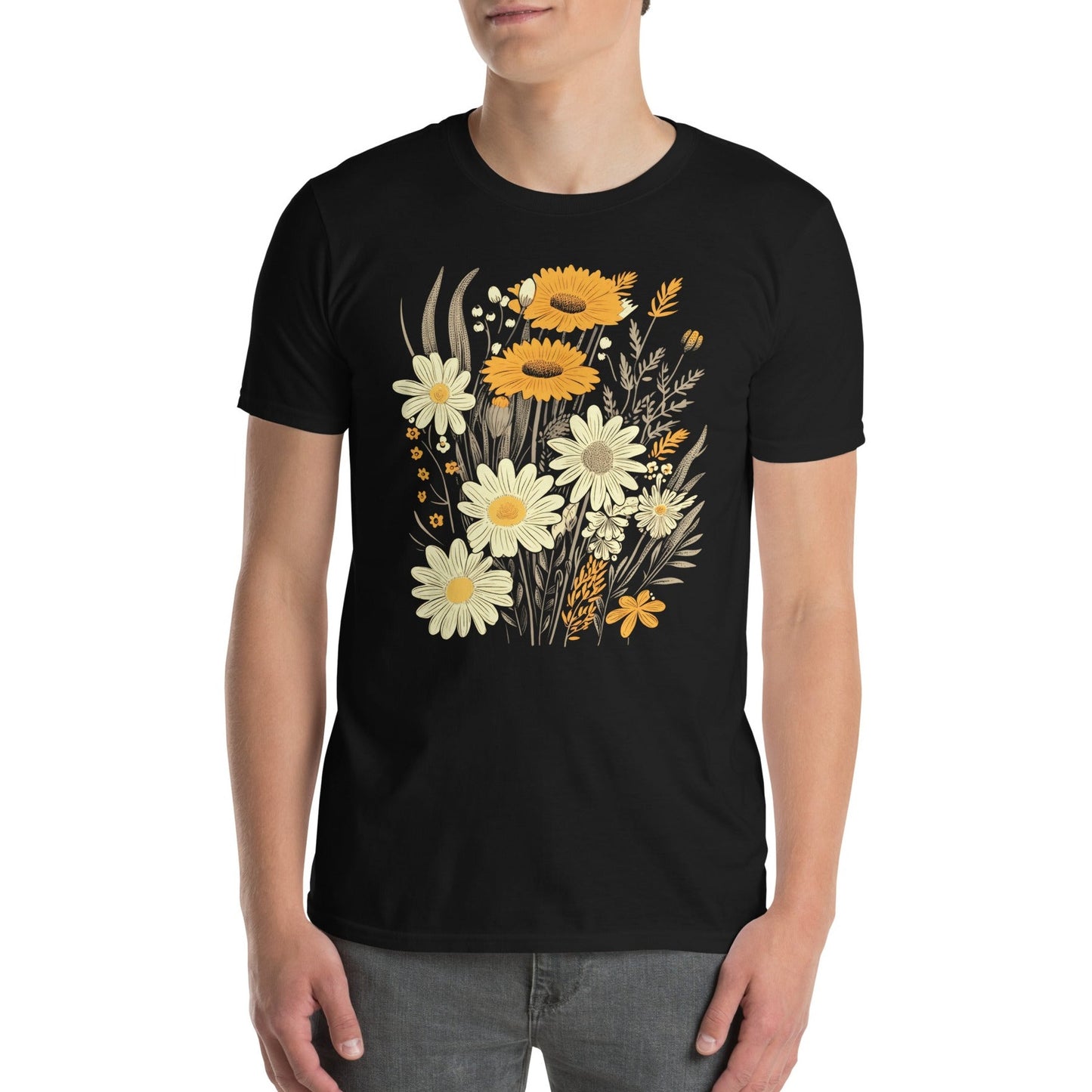 Unisex T-Shirt: Colorful and Wild: Wildflowers