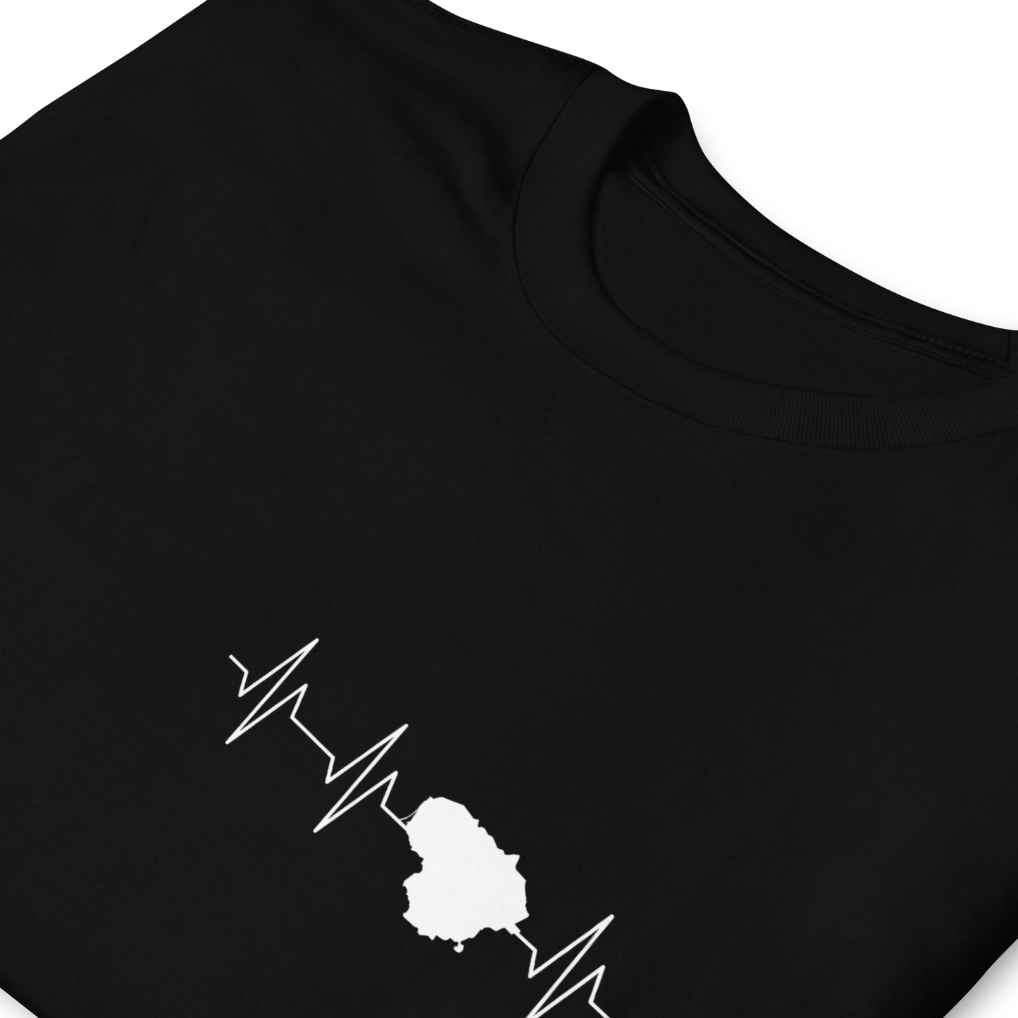 Unisex marškinėliai su Lietuvos širdies dūžiais