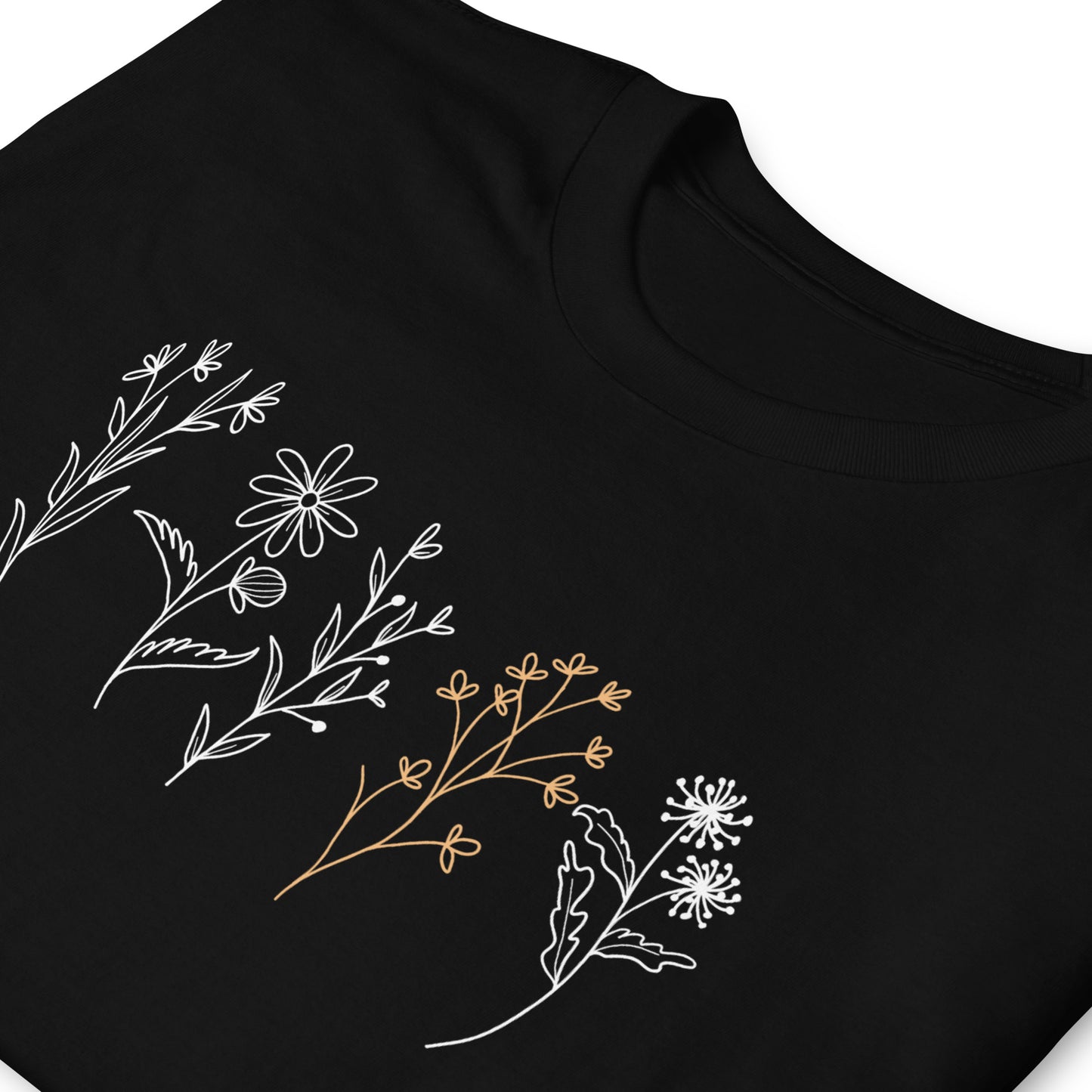 Unisex marškinėliai: Penkios laukinės pievų gėlės