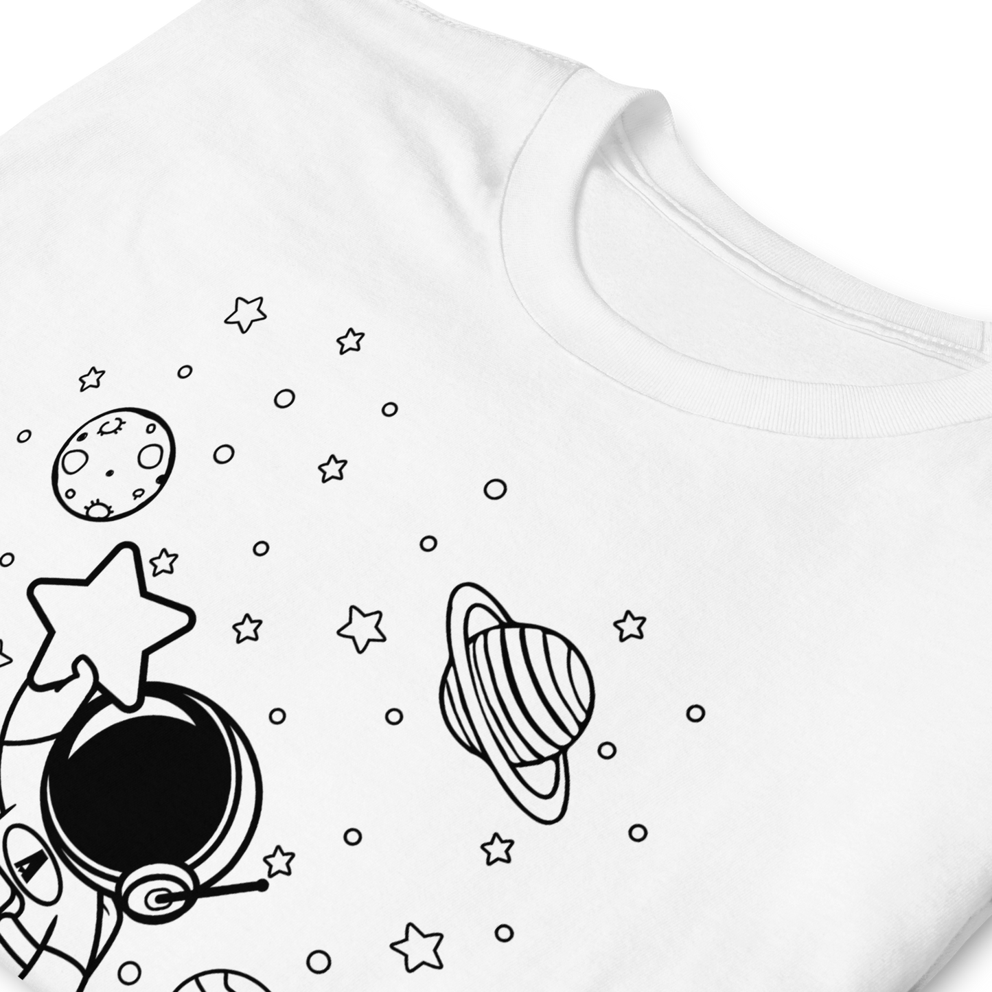 Unisex t-shirt: Astronaut with a star