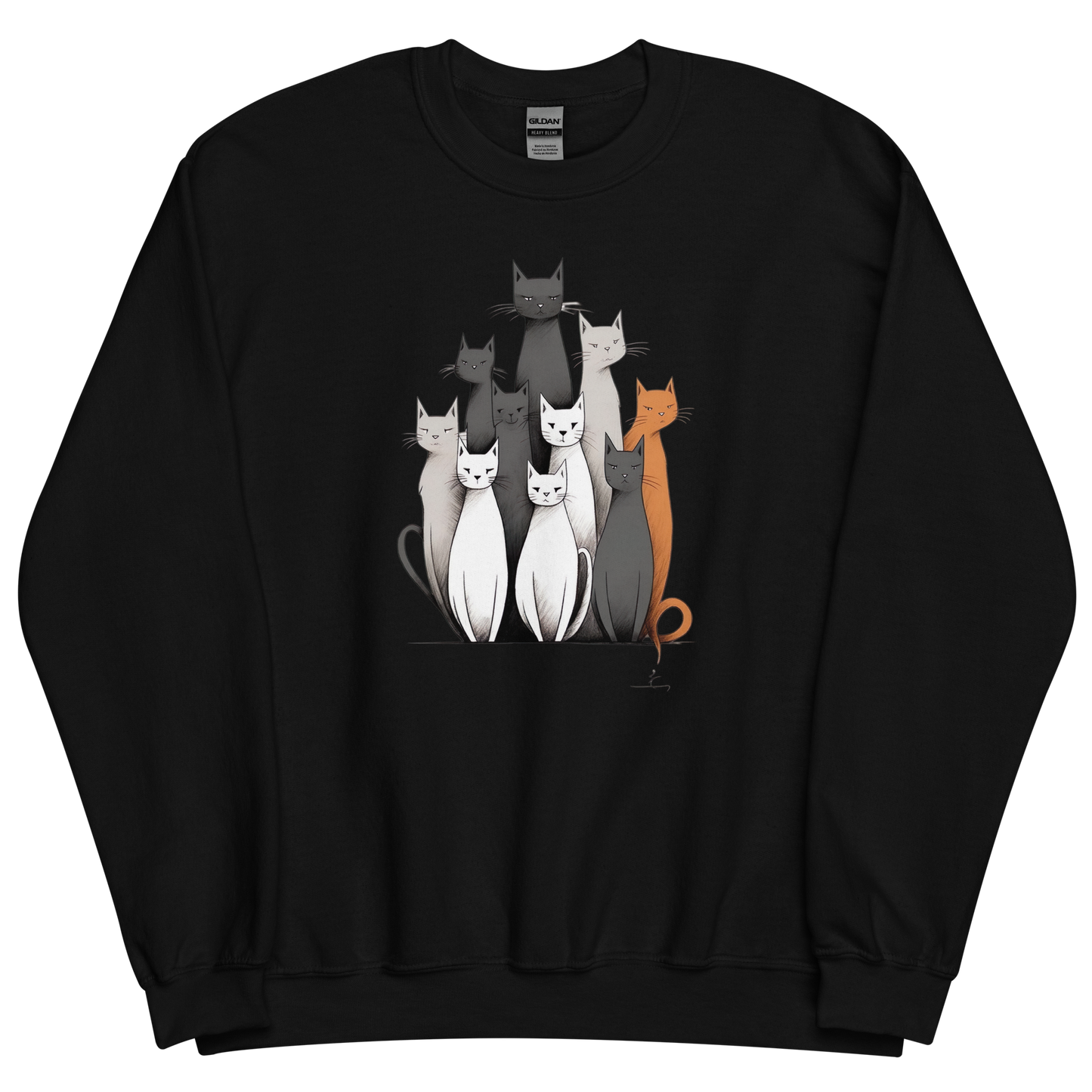 Unisex Sweatshirt: Cats