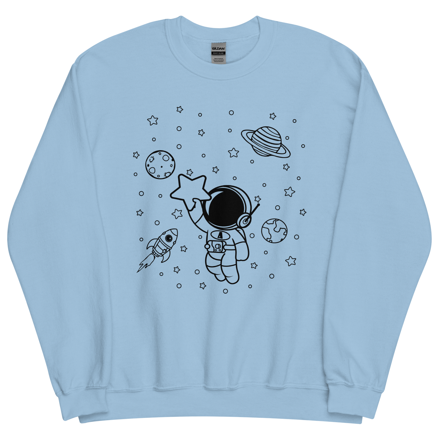 Unisex sweatshirt: Reach for the stars