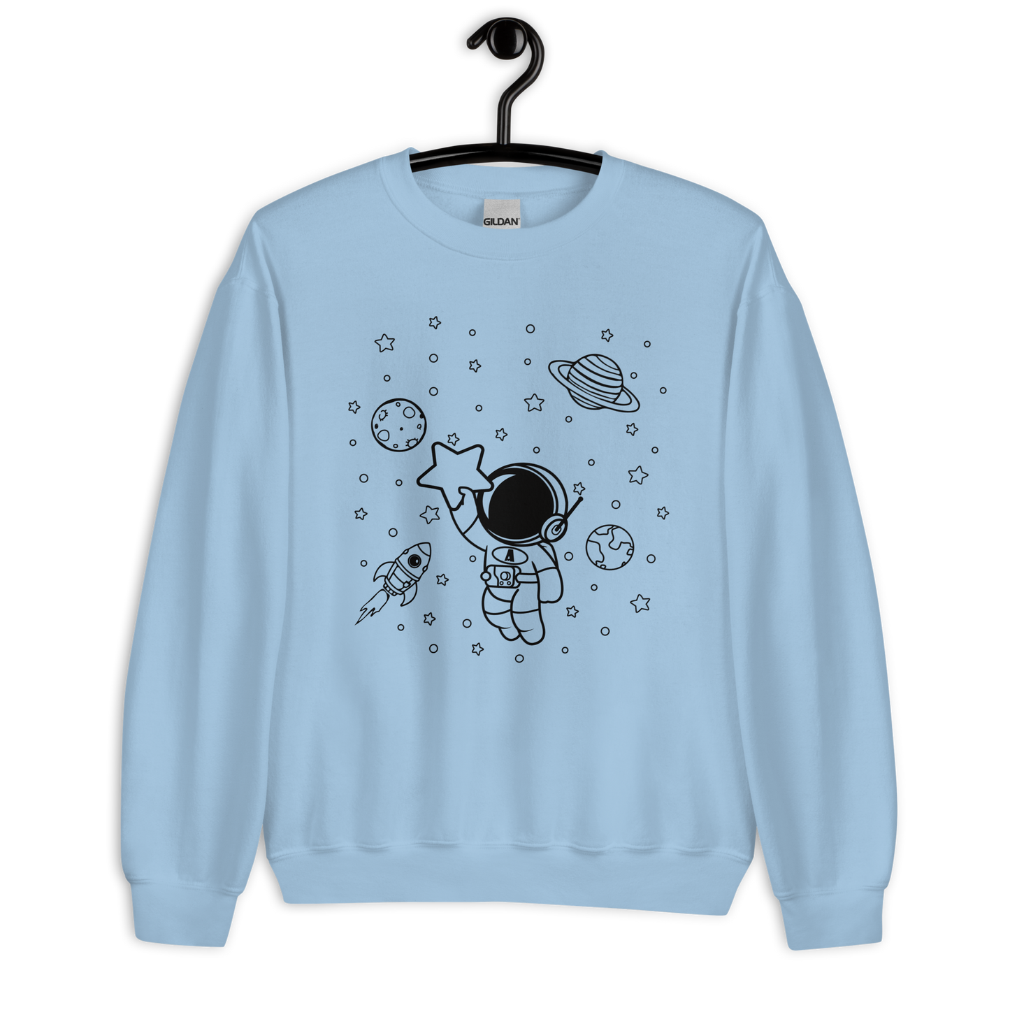 Unisex sweatshirt: Reach for the stars