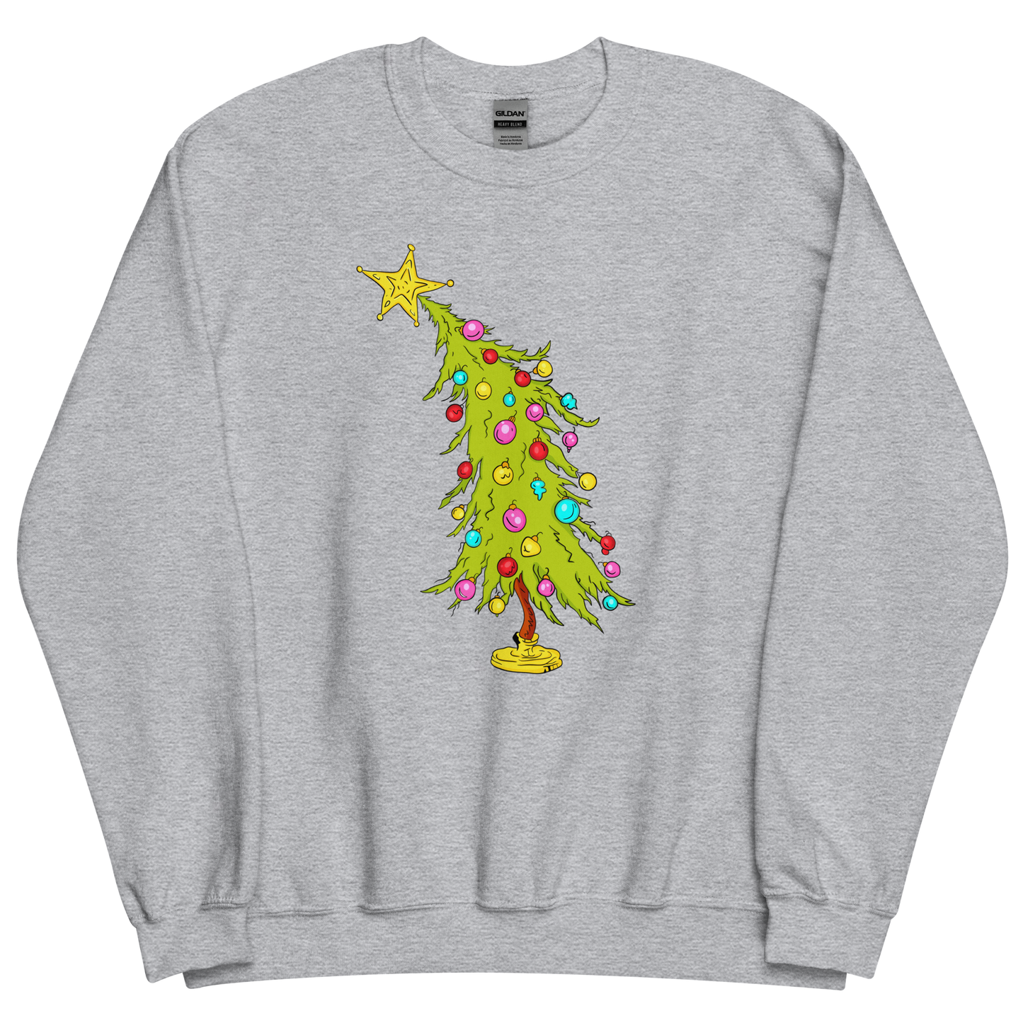 Unisex Christmas Sweater: Crazy Tree