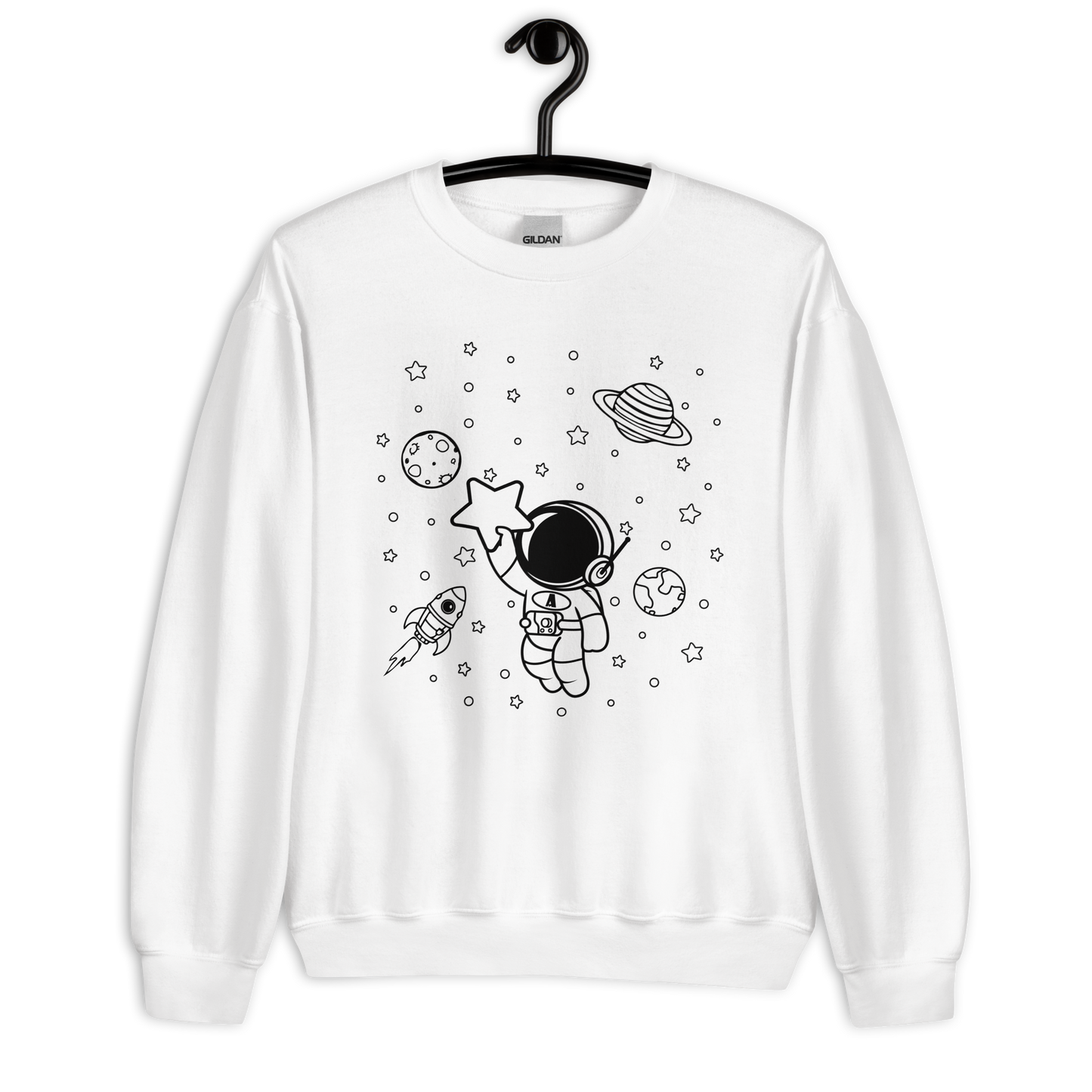 Unisex sweatshirt: Reach for the stars