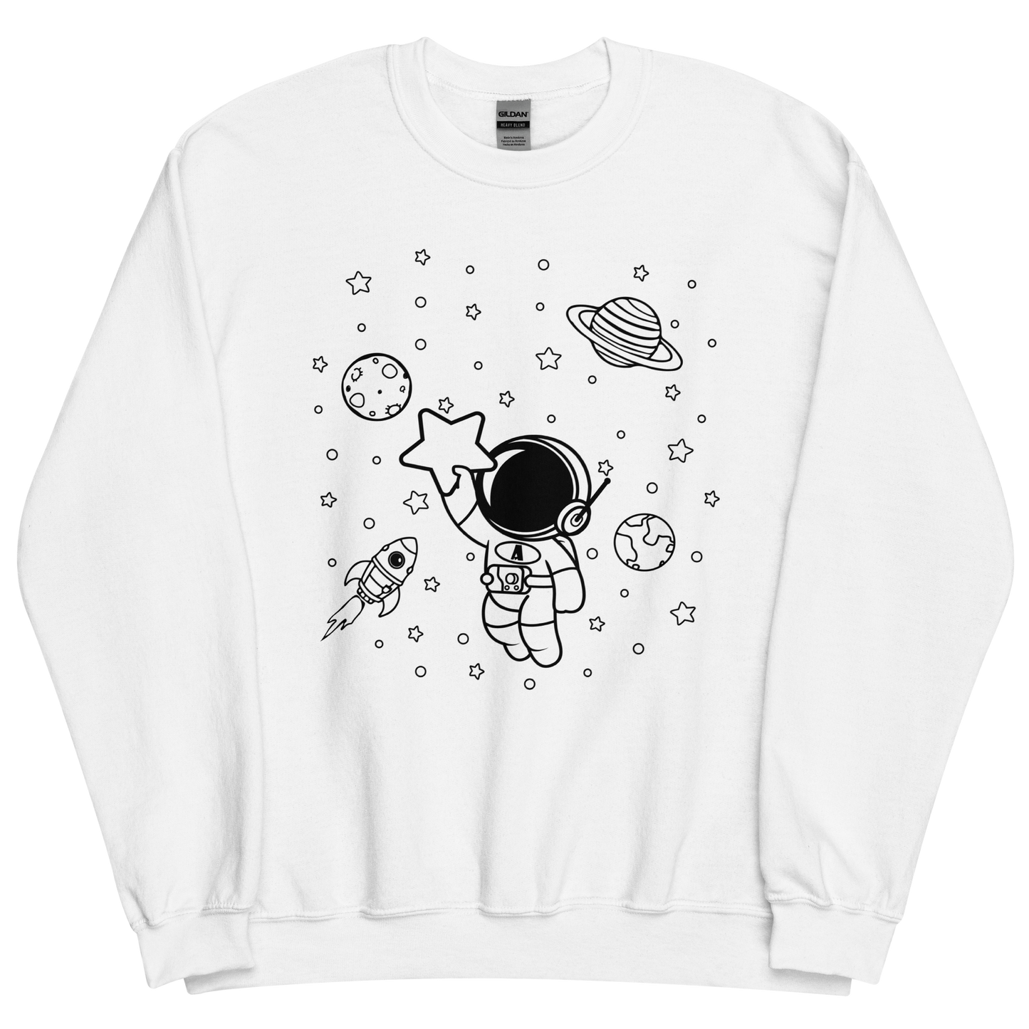 Unisex sweatshirt: Reach for the stars