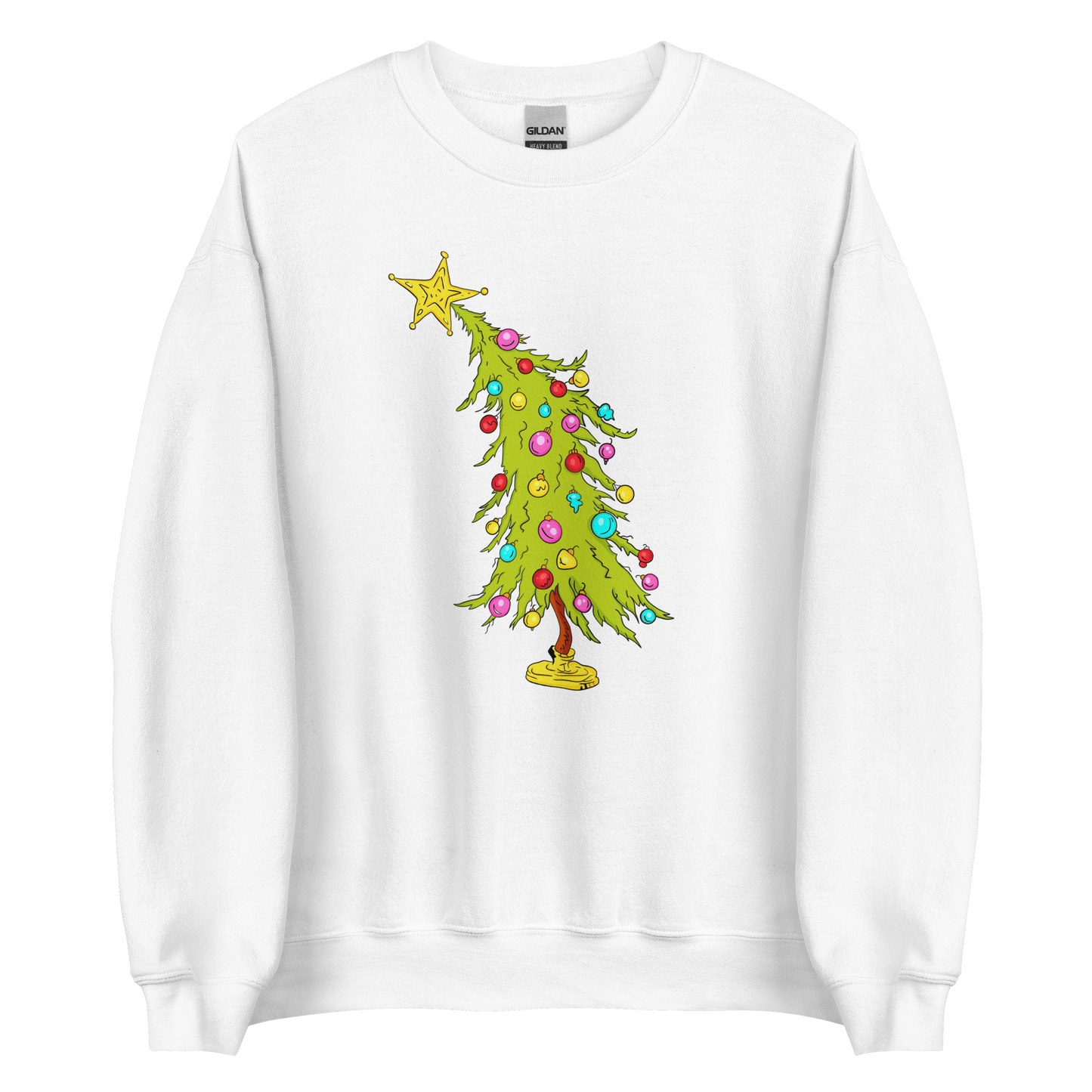 Unisex Christmas Sweater: Crazy Tree