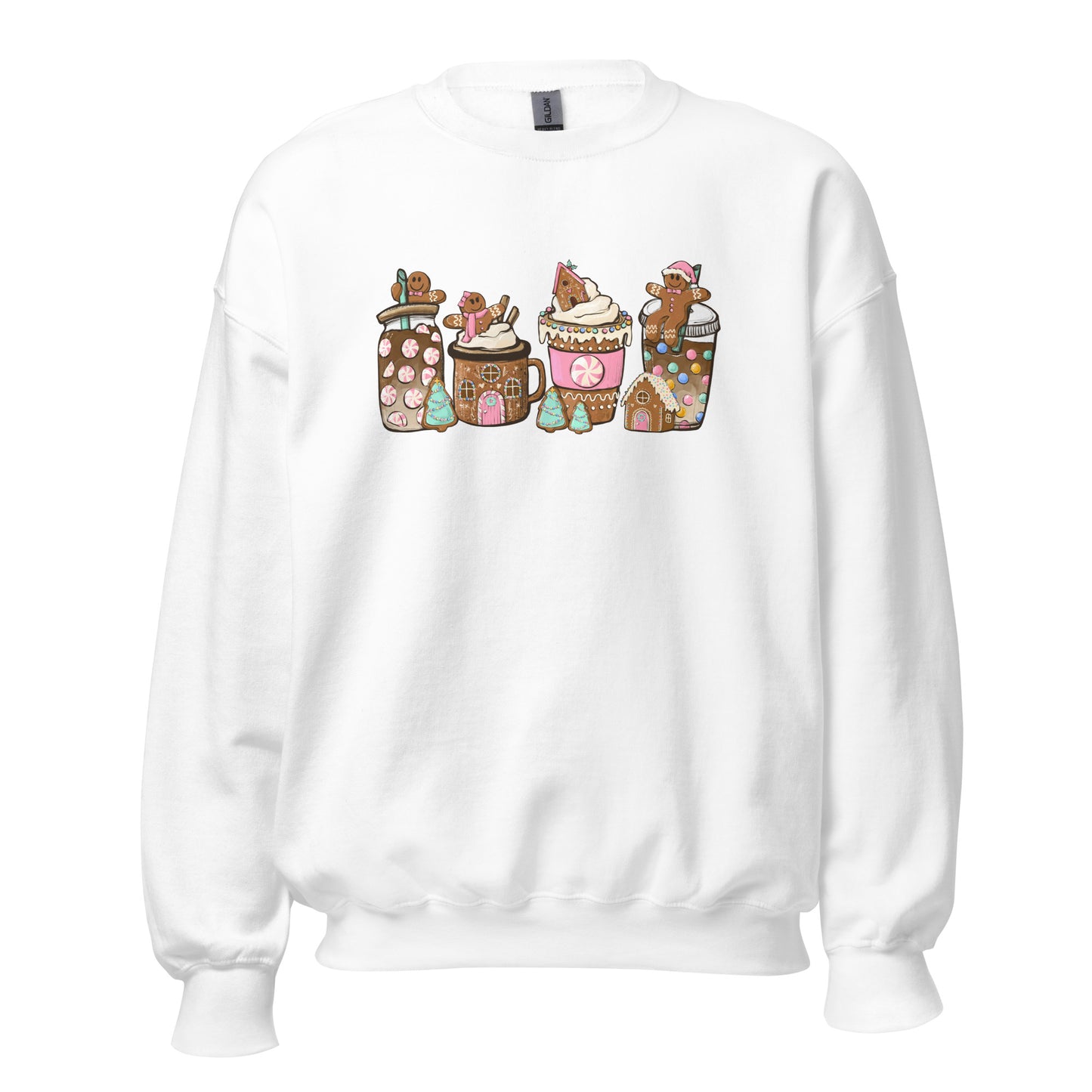Unisex Christmas Sweater: Gingerbread Fun