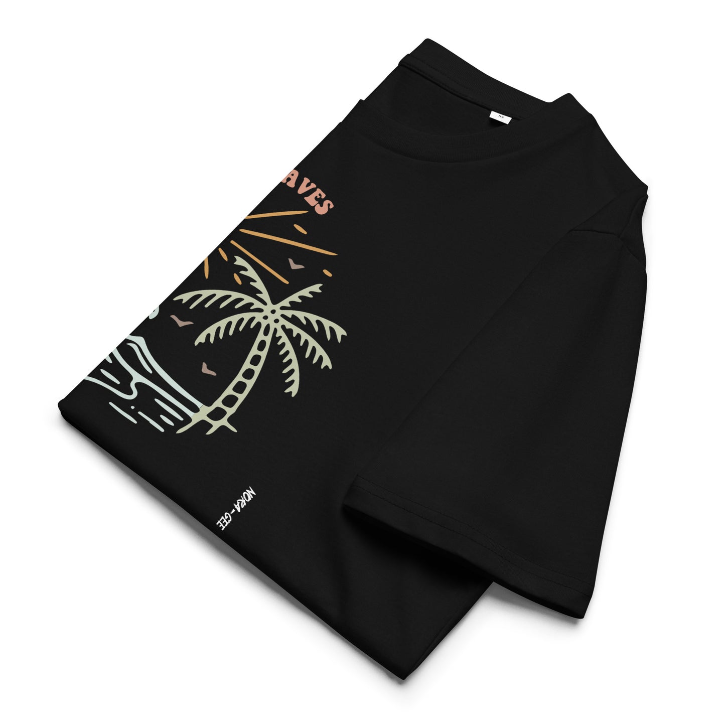 Unisex marškinėliai: happines comes in waves