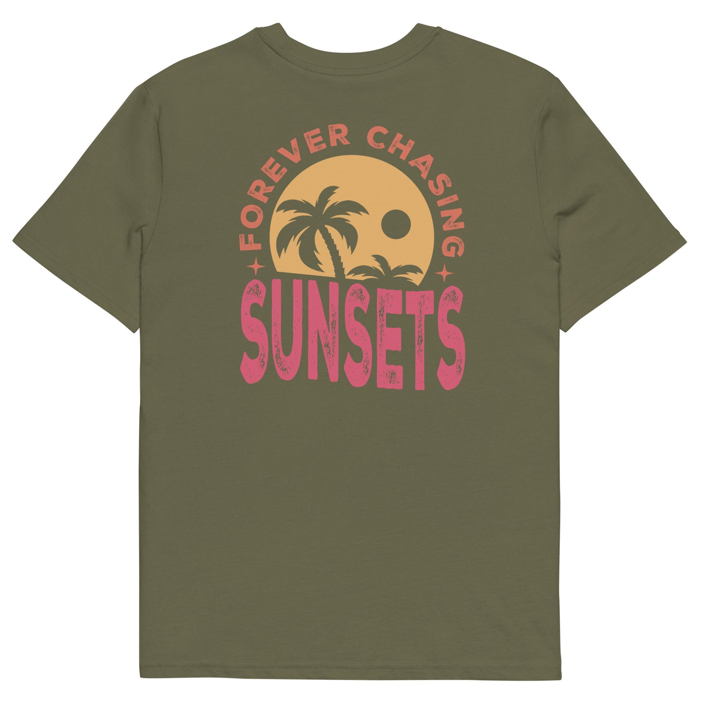 Unisex marškinėliai: forever chasing sunset 4